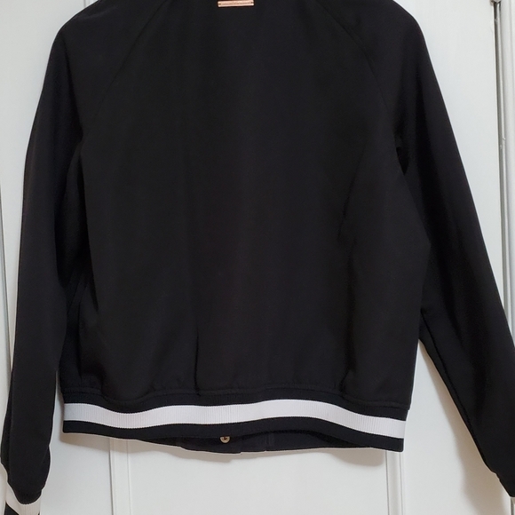 Armani exchange black bomber with rose gold detailing - Picture 3 of 4